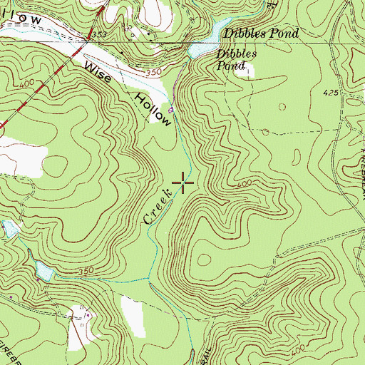 Topographic Map of Wise Hollow, SC