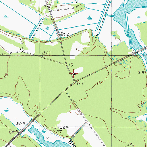Topographic Map of Bethel Church, SC
