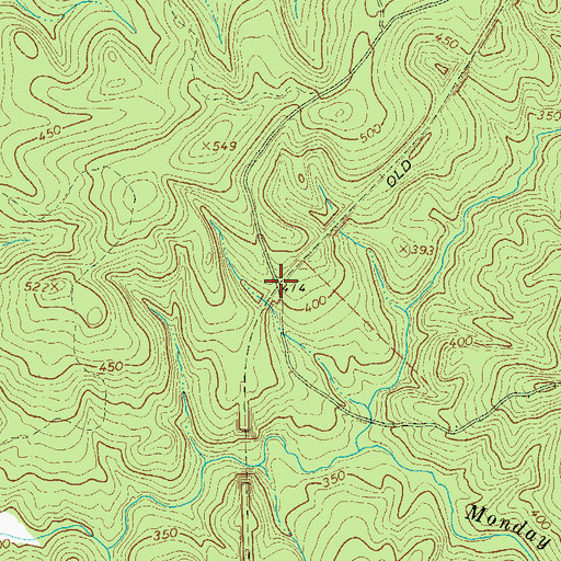 Topographic Map of Crafton (historical), SC