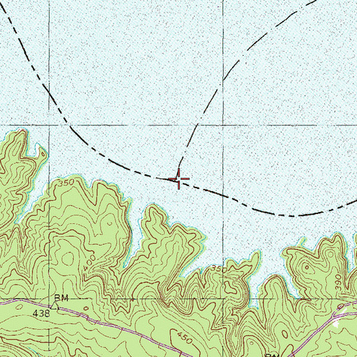 Topographic Map of Hesters Ferry (historical), SC