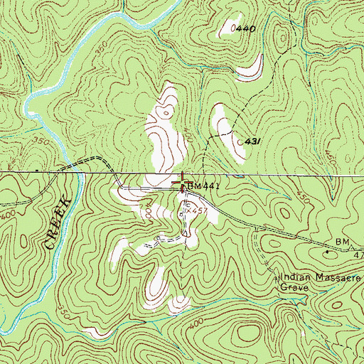 Topographic Map of Rock Hill School (historical), SC