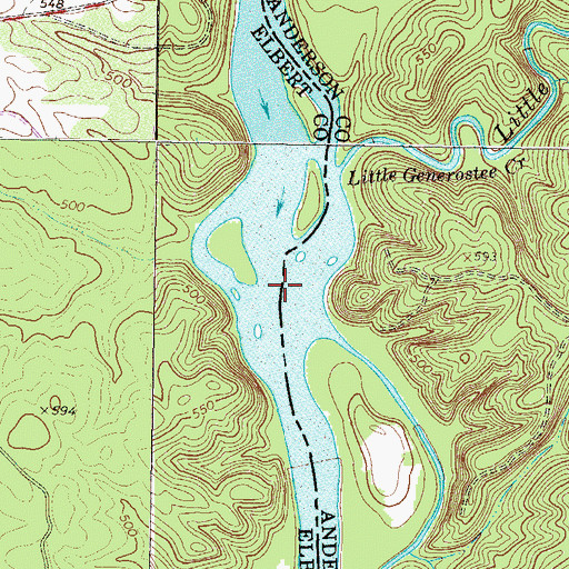 Topographic Map of Crafts Ferry (historical), SC