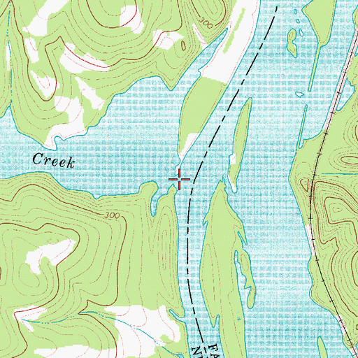 Topographic Map of Cannons Creek, SC