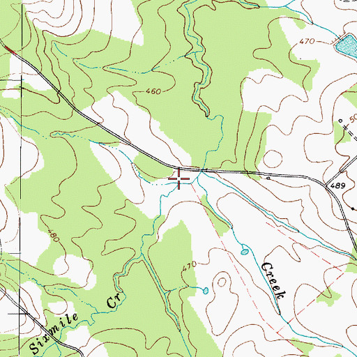 Topographic Map of Conally Branch, SC