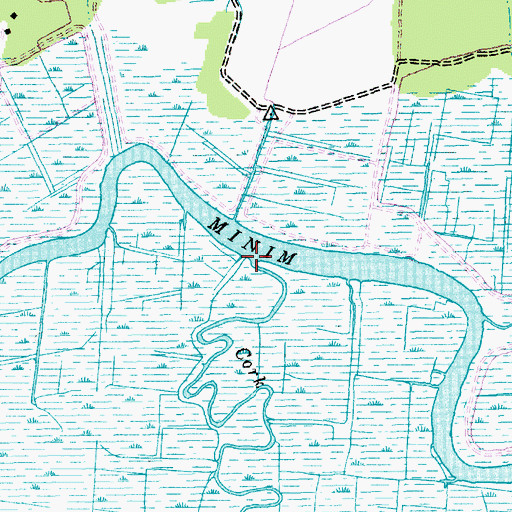 Topographic Map of Sand Creek, SC