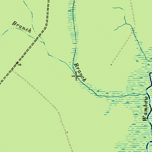 Topographic Map of Keepers Branch, SC
