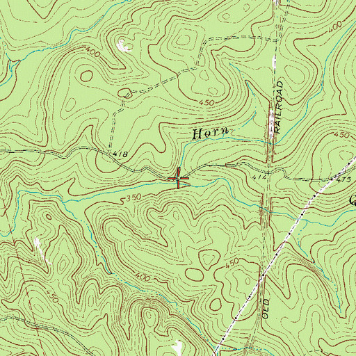 Topographic Map of Quarles Creek, SC