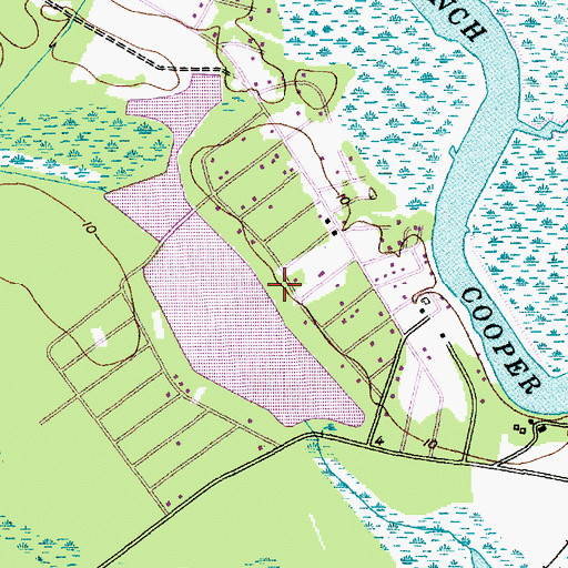 Topographic Map of Pimlico, SC