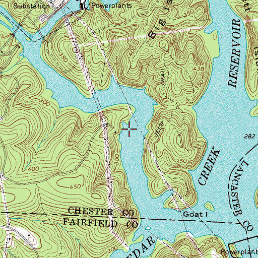 Topographic Map of Allens Mill (historical), SC