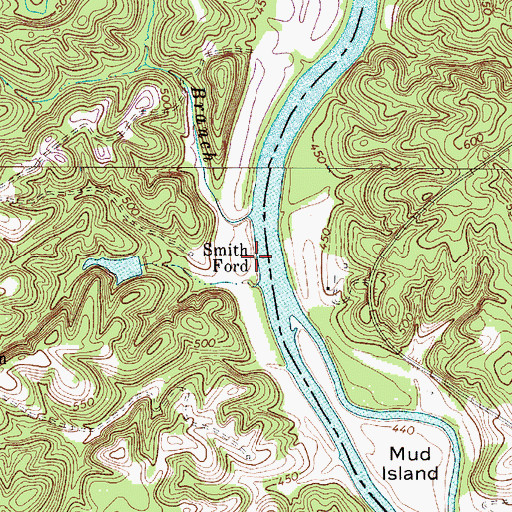 Topographic Map of Smith Ford, SC
