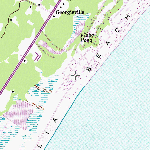 Topographic Map of Litchfield Retreat, SC