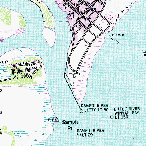 Topographic Map of Morgan Park, SC