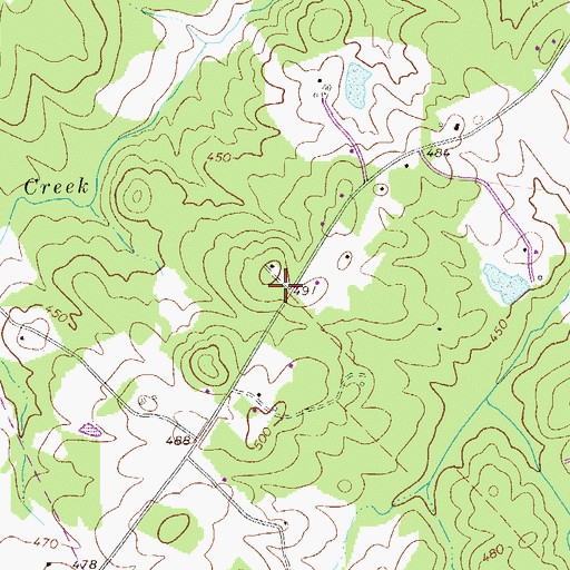 Topographic Map of Suddath School (historical), SC