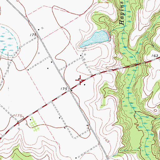 Topographic Map of Lincoln School (historical), SC