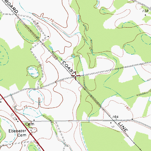 Topographic Map of McInnis (historical), SC