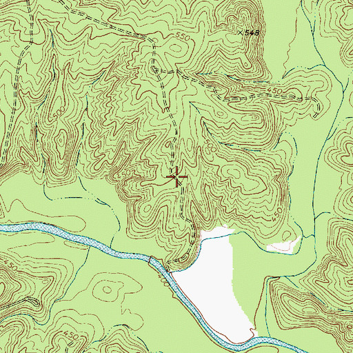 Topographic Map of Black Jack Valley (historical), SC
