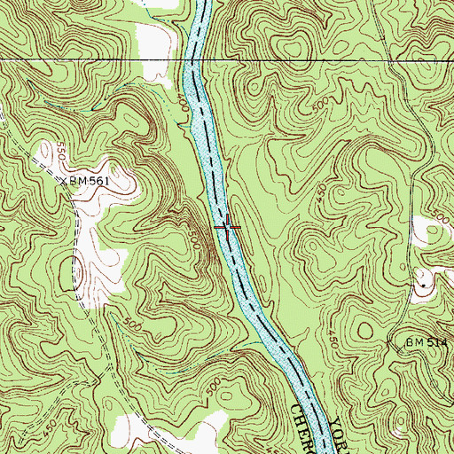 Topographic Map of Goods Island (historical), SC