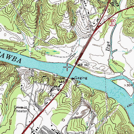 Topographic Map of Herrons Ferry (historical), SC