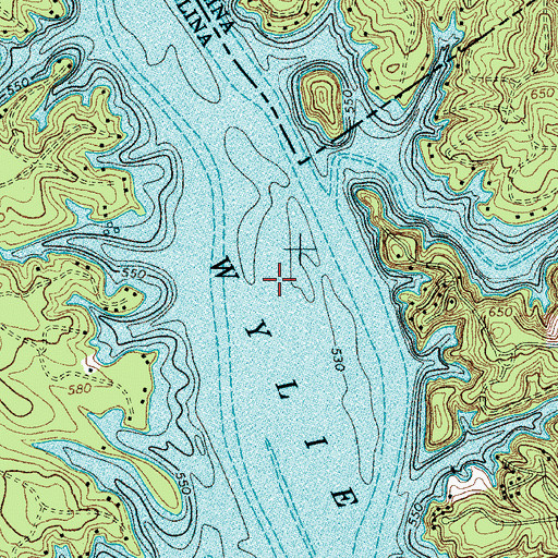 Topographic Map of Long Island (historical), SC