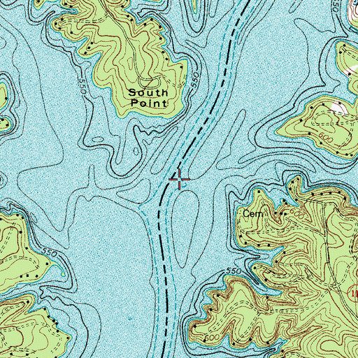 Topographic Map of Masons Ferry (historical), SC