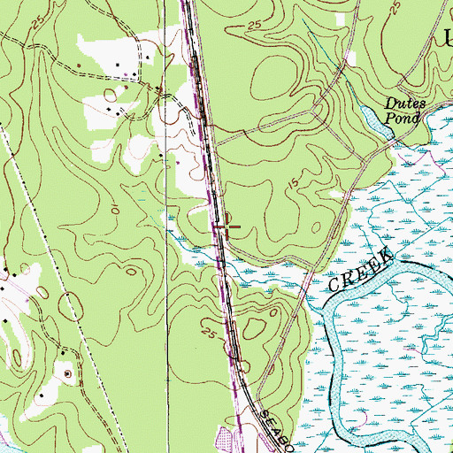 Topographic Map of Inness (historical), SC