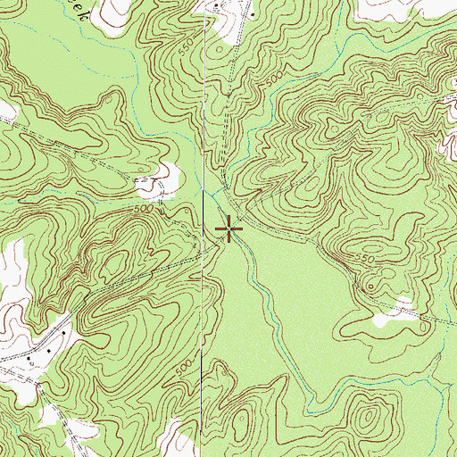 Topographic Map of Abercrombies Mill (historical), SC