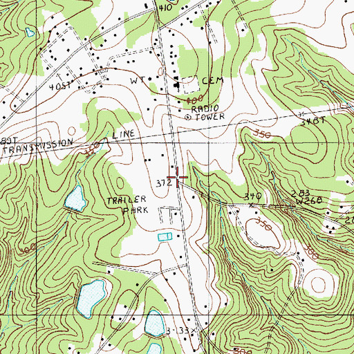 Topographic Map of Hensons Store (historical), SC