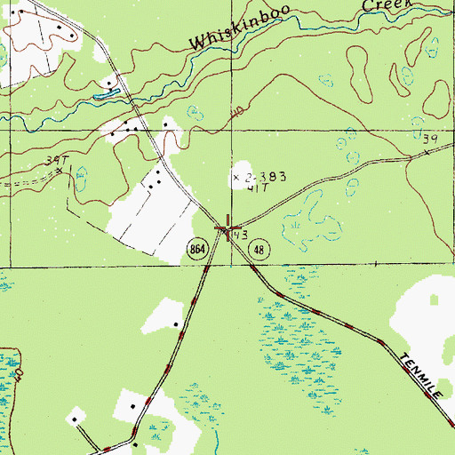 Topographic Map of Hickory Grove (historical), SC
