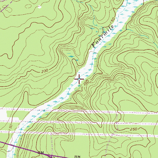 Topographic Map of Brinleys Mill (historical), SC