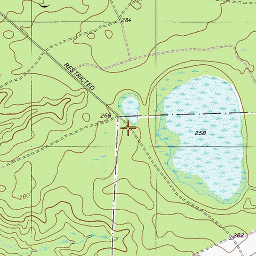 Topographic Map of Craig Pond School (historical), SC