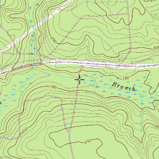Topographic Map of Meyers Mill (historical), SC
