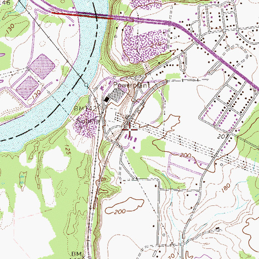 Topographic Map of Fort Moore (historical), SC