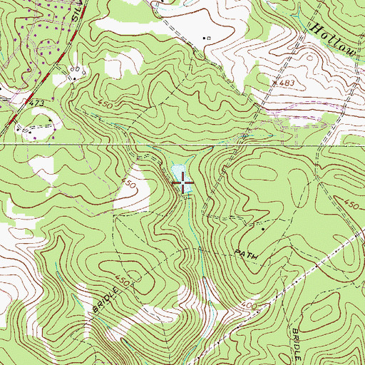 Topographic Map of Holley Lake, SC