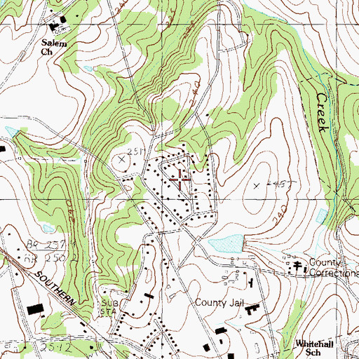 Topographic Map of Northview, SC