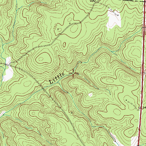 Topographic Map of Elliots Mill (historical), SC