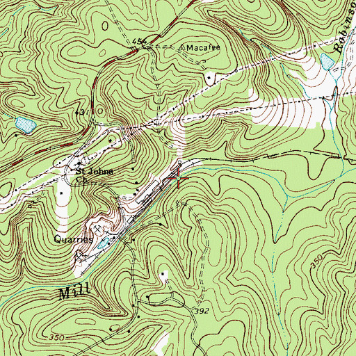 Topographic Map of Kincaids Mill (historical), SC