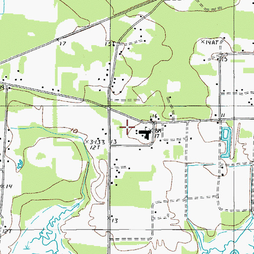 Topographic Map of James J Davis Elementary School, SC