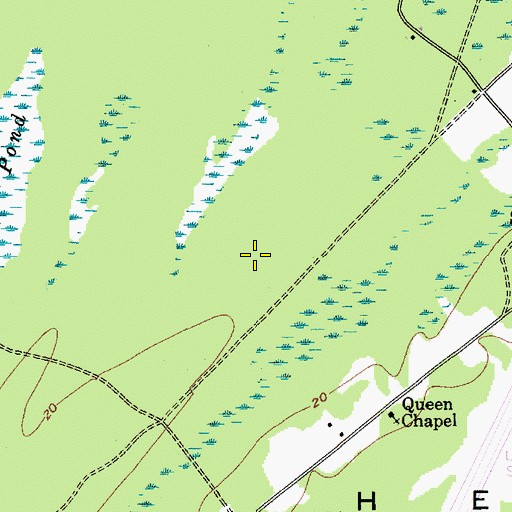 Topographic Map of Palmetto Hall Plantation, SC