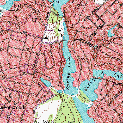 Topographic Map of Coopers Pond, SC