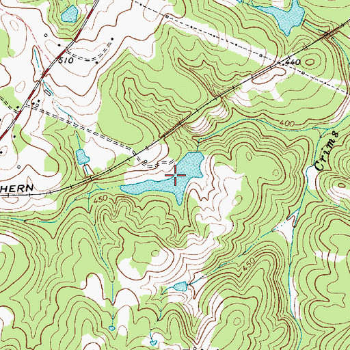 Topographic Map of Eptings Pond, SC