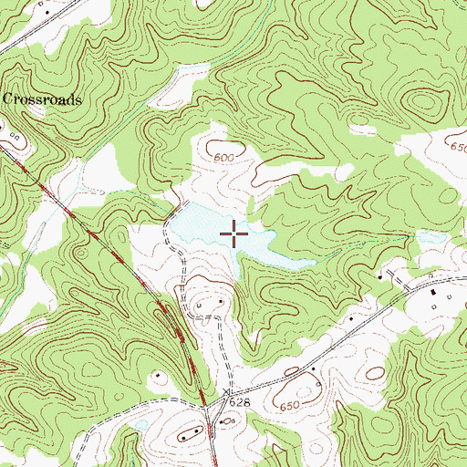 Topographic Map of L R Powell Lake, SC