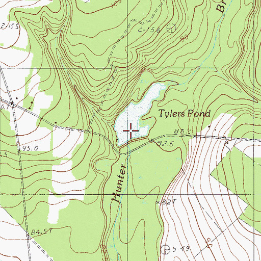 Topographic Map of South Carolina Noname 02013 D-1997 Dam, SC