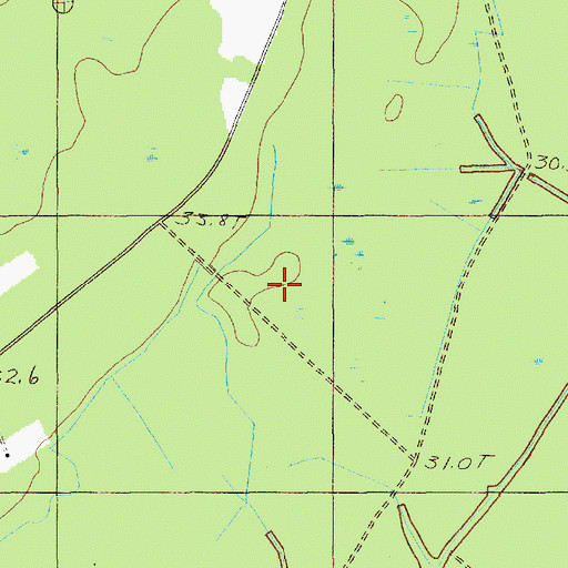 Topographic Map of South Carolina Noname 09001 D-2614 Dam, SC