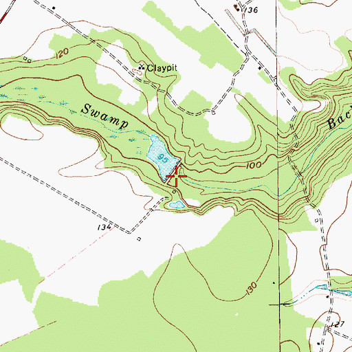 Topographic Map of South Carolina Noname 16027 D-3548 Dam, SC