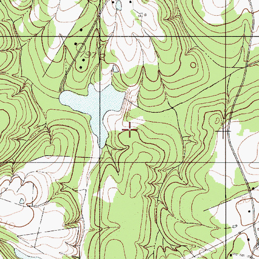 Topographic Map of Fishing Creek WCD Site Number Two, SC