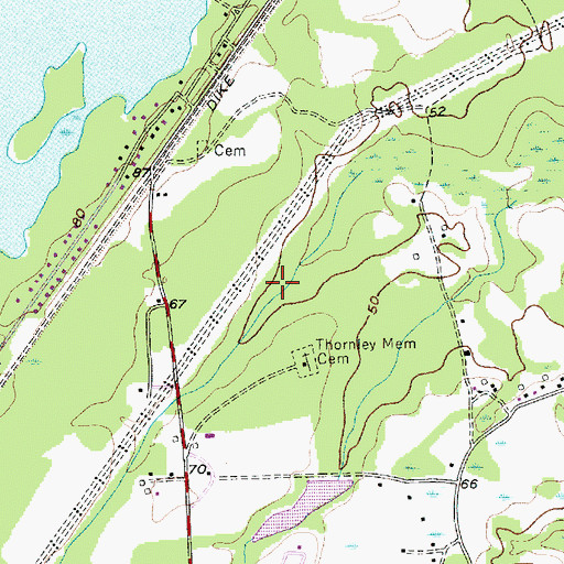 Topographic Map of Thornley Pond, SC