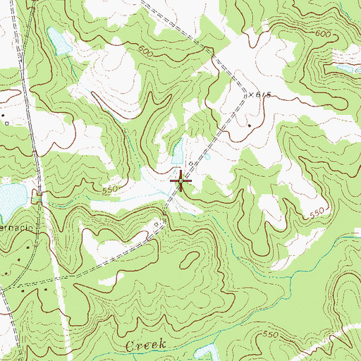 Topographic Map of South Carolina Noname 24015 D-1269 Dam, SC