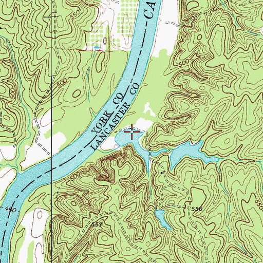 Topographic Map of Nesbit Farms Incorporated Pond Number Two D-1749 Dam, SC
