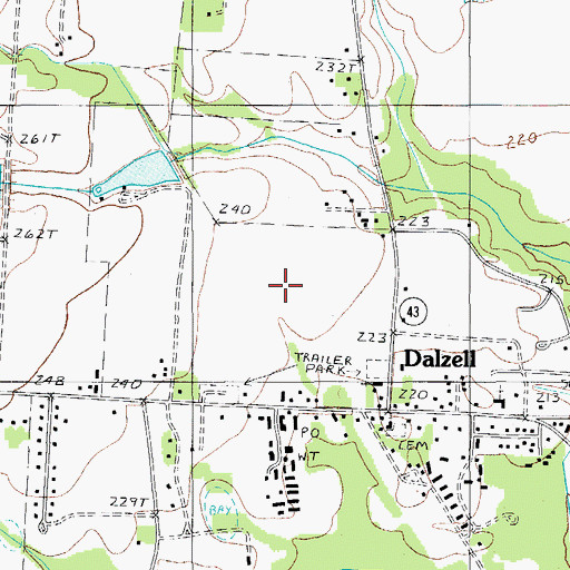 Topographic Map of Ardis Pond Dam D-1979, SC