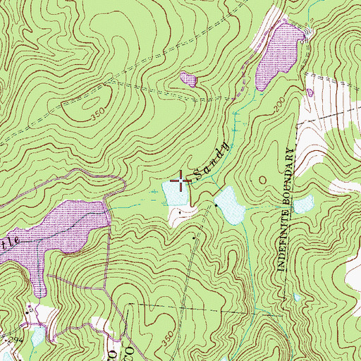 Topographic Map of Sulton Pond Dam D-2671, SC